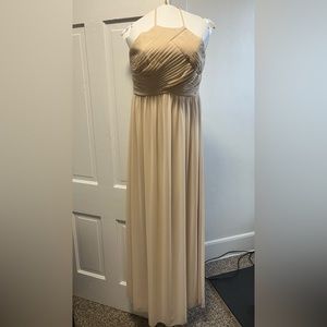 Mackenzie Chiffon Champagne Bridesmaid Dress - only worn once!